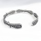 Angel Wings Feather Pattern Luck Cuff Bracelet Angel Wings Feather Pattern Luck Cuff Bracelet