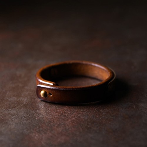 Vintage Handmade Copper Brass Leather Wealth Bracelet Vintage Handmade Copper Brass Leather Wealth Bracelet