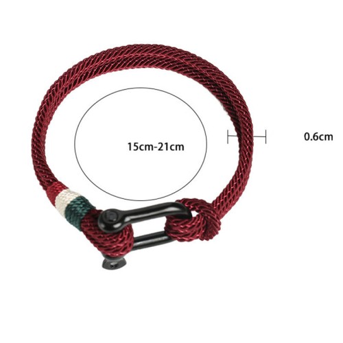 Simple Design Luck Stainless Steel Bracelet