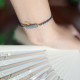 925 Silver Natural Jade Gourd Rutilated Quartz Fu Character Bracelet 925 Silver Natural Jade Gourd Rutilated Quartz Fu Character Bracelet