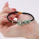 Green Aventurine White Jade Couple Bracelet