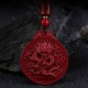 Dragon Cinnabar Protection Pendant
