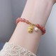Dragon Strawberry Quartz Pearl Protection Bracelet Dragon Strawberry Quartz Pearl Protection Bracelet