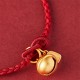 Handmade Fu Character Luck Happiness Bell Bracelet Handmade Fu Character Luck Happiness Bell Bracelet