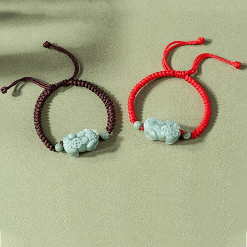 Handmade Jade PiXiu Protection King Kong Knot Bracelet Handmade Jade PiXiu Protection King Kong Knot Bracelet
