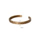 Lava Rock Copper Balance Cuff Bangle