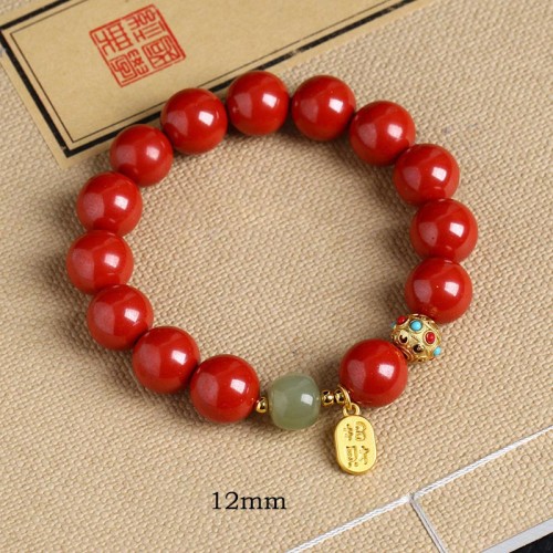 Cinnabar Green Aventurine Fortune Bracelet