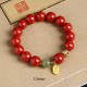 Cinnabar Green Aventurine Fortune Bracelet
