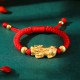 999 Silver PiXiu Wealth King Kong Knot Kids Bracelet 999 Silver PiXiu Wealth King Kong Knot Kids Bracelet