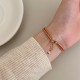 999 Sterling Silver Persimmon Luck Braided Bracelet 999 Sterling Silver Persimmon Luck Braided Bracelet