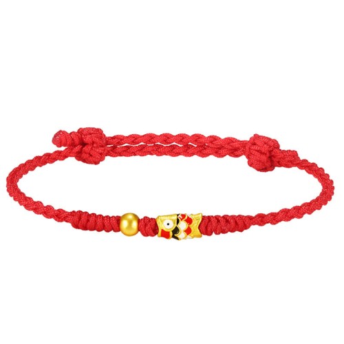 999 Gold Luck Koi Fish Bracelet