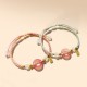 Peace Agate Peace Buckle Braided Bracelet Peace Agate Peace Buckle Braided Bracelet