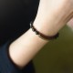 Red Jasper Moss Agate Black Obsidian Peace Bracelet Red Jasper Moss Agate Black Obsidian Peace Bracelet