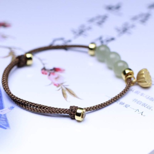 Natural Jade Lotus Seed Strength Bracelet Natural Jade Lotus Seed Strength Bracelet