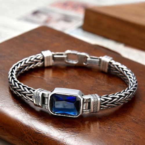 Blue Acrylic Dragon Keel Wealth Bracelet