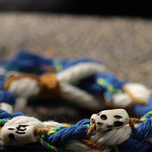 Tibetan Zakiram Goddess of Wealth Bead Luck Bracelet