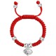 925 Sterling Silver Fu Character Lucky Money Bag Kids Bracelet 925 Sterling Silver Fu Character Lucky Money Bag Kids Bracelet