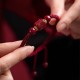 Cinnabar Om Mani Padme Hum Blessing Bracelet