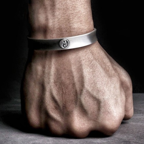 999 Sterling Silver Yin Yang Harmony Balance Bracelet 999 Sterling Silver Yin Yang Harmony Balance Bracelet