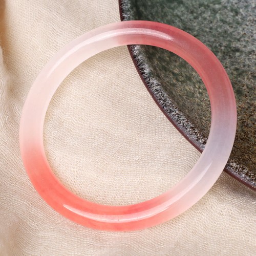 Pink Golden Silk Jade Wealth Bracelet Pink Golden Silk Jade Wealth Bracelet
