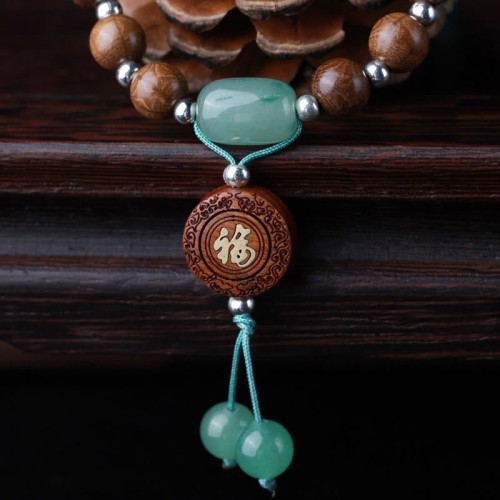 Abelia Wood Happiness Protection Bracelet