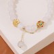 Red Agate White Agate Peach Blossom Self-Acceptance Bracelet Red Agate White Agate Peach Blossom Self-Acceptance Bracelet