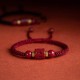 Cinnabar Om Mani Padme Hum Blessing Bracelet