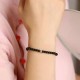 Black Obsidian Smoky Quartz Strength Bracelet