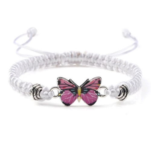 Butterfly Freedom Love Charm Bracelet