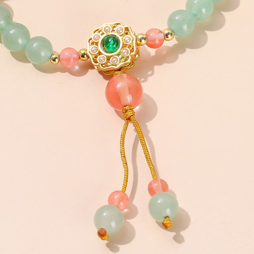 Green Aventurine Tassel Luck Bracelet Green Aventurine Tassel Luck Bracelet