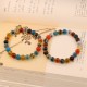 Colorful Candy Agate Strength Healing Bracelet Colorful Candy Agate Strength Healing Bracelet