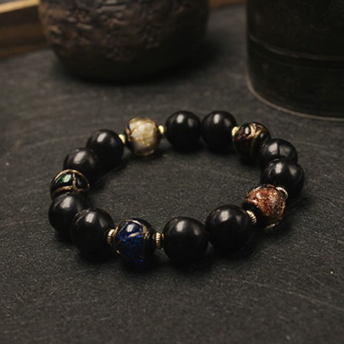 Western Soapberry Liuli Glass Wealth Bracelet Western Soapberry Liuli Glass Wealth Bracelet