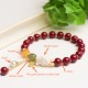 Year of the Rabbit Cinnabar Hetian Jade Bunny Bracelet Year of the Rabbit Cinnabar Hetian Jade Bunny Bracelet