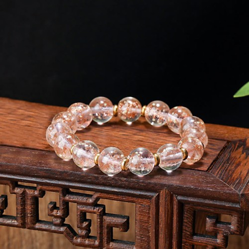 Gold Swallowing Beast Fluorescent Liuli Glass Success Bracelet Gold Swallowing Beast Fluorescent Liuli Glass Success Bracelet