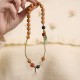 Chalcedony Peace Buckle Soothing Double Wrap Bracelet