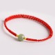 Jade Lucky Bead Prosperity Braided Bracelet