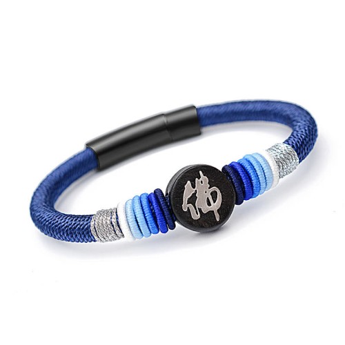 Buddha Ebony Handcrafted Rope Bracelet
