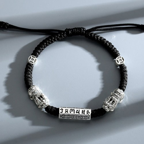 Double PiXiu Feng Shui Copper Coin Bracelet