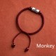 925 Silver 12 Chinese Zodiac Cinnabar String Bracelet 925 Silver 12 Chinese Zodiac Cinnabar String Bracelet