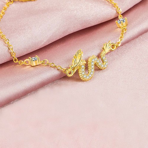 Dragon Auspicious Golden Luck Bracelet Dragon Auspicious Golden Luck Bracelet