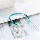 925 Sterling Silver Natural Turquoise Pearl Beaded Bracelet 925 Sterling Silver Natural Turquoise Pearl Beaded Bracelet