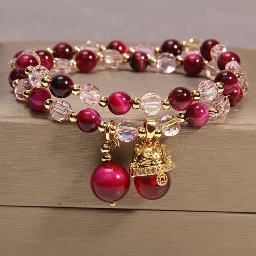 Tiger Eye PiXiu Money Bag Protection Bracelet Tiger Eye PiXiu Money Bag Protection Bracelet
