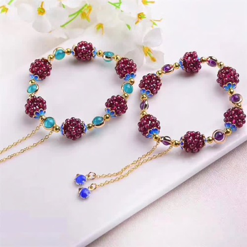 Tibetan Garnet Calm Bracelet Tibetan Garnet Calm Bracelet