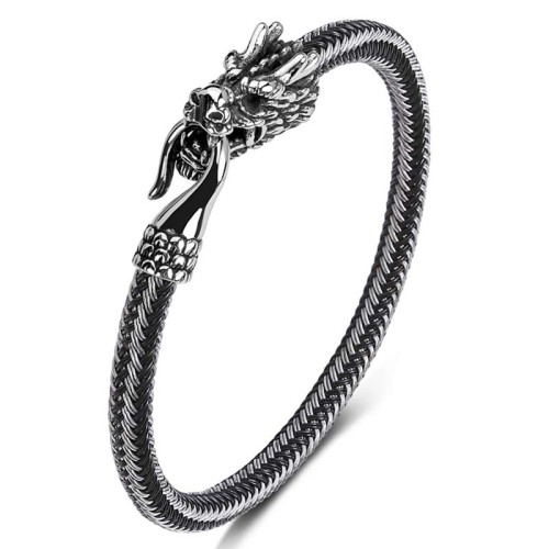 Dragon Titanium Steel Luck Bracelet