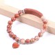 Quartz Heart Healing Beads Bracelet Quartz Heart Healing Beads Bracelet