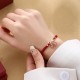 Strawberry Quartz Endless Knot Love Healing Bracelet