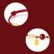 24K Gold Plated Hetian White Jade Lotus Luck Rope Bracelet 24K Gold Plated Hetian White Jade Lotus Luck Rope Bracelet