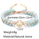 Amazonite Lotus Flower Balance Bracelet Amazonite Lotus Flower Balance Bracelet