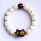 Bodhi Seed Sandalwood Lucky Cat Wisdom Bracelet