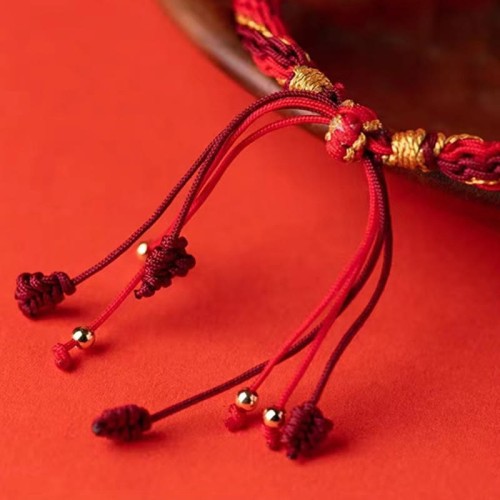 Five Gods of Wealth Protection Braid Bracelet Five Gods of Wealth Protection Braid Bracelet